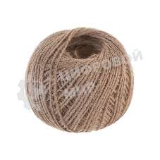 Шпагат джутовый Сибртех 1 мм, L 140 м, 2-ниточный,