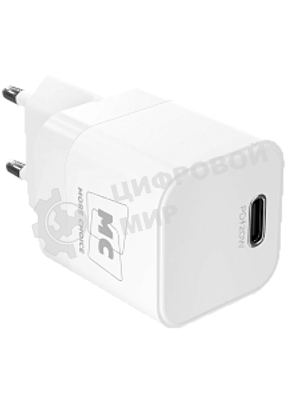 Сетевое зарядное устройство MORE CHOICE (4620202555816) NC86 1Type-C 3.0A PD 20W, белый