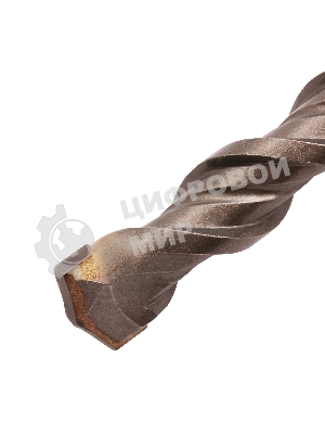 Бур по бетону Denzel двойная спираль, Cobalt W-tip, 14x160 мм, SDS PLUS