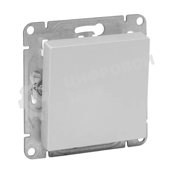 Механизм выключателя EKF UP1-SWA-10 Эпика одноклавишный, алюминий