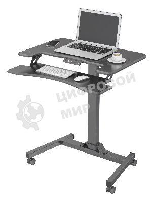 Стол для ноутбука Cactus VM-FDE103 столешница МДФ черный 91.5x56x123см (CS-FDE103BBK)