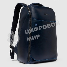 Рюкзак мужской Piquadro Blue Square CA6593B2/BLU2, кожа, темно-синий