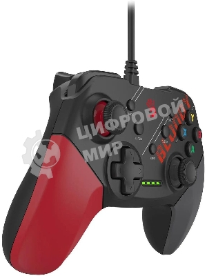 Геймпад A4Tech Bloody GP30 Sports черный/красный USB виброотдача обратная связь