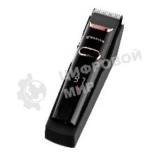Машинка для стрижки BRAYER BR3401, LED-дисплей, 4 насад, турбо, титан. покр, регу. высоты лезвий