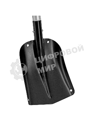 Лопата автомобильная Denzel алюминиевая, 212х280х650-815 мм, телескопический черенок