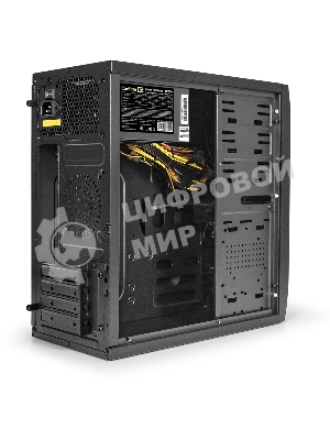 Компьютерный корпус Minitower ExeGate QA-412U Black, mATX, (XP500, Black, 120мм), 2хUSB+2хUSB 3.0, Audio