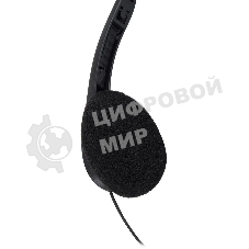 Гарнитура Oklick HS-M143VB чёрный, проводная, 3.5 мм