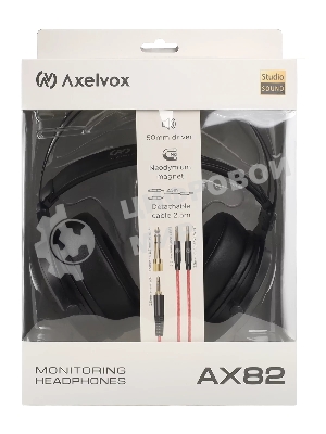 Проводные наушники Axelvox AX82 черный, полноформатные