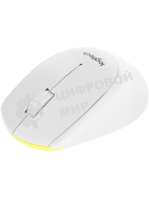 Мышь беспроводная Logitech M330 SILENT PLUS белый, 1000 dpi, радиоканал, USB, кнопки - 3
