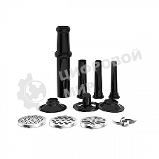 Мясорубка электрическая BQ MG1010 серый, 2200 Вт, 1.8 кг/мин, реверс, защита от перегрузки, насадки - 7