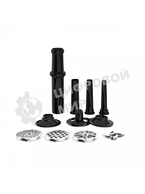 Мясорубка электрическая BQ MG1010 серый, 2200 Вт, 1.8 кг/мин, реверс, защита от перегрузки, насадки - 7