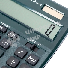 Калькулятор настольный Deli EM888F-green зеленый 12-разр.