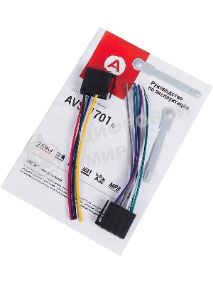 Автомагнитола ACV AVS-1701R 1DIN 4x15Вт