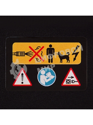 Моечная машина высокого давления Denzel R-180i 2400 Вт, 180 бар, 7,5 л/мин, асинх. двиг.