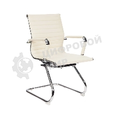 Кресло компьютерное Бюрократ CH-883-LOW-V/IVORY низкая спинка слоновая кость искусственная кожа