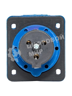 Розетка стационарная внутренняя EKF 413 ps-413-16-220 16А 220В 2P+РЕ IP44