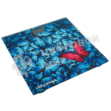 Весы напольные электронные АКСИНЬЯ КС-6001 Бабочки: 180 кг, 26x26см