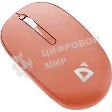 Мышь беспроводная Defender Smart MM-396 красный, 1600 dpi, радиоканал, Bluetooth, USB, кнопки - 3