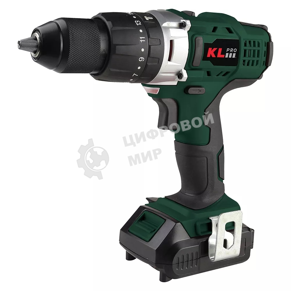 Дрель-шуруповерт Klpro KLDM18-50, 18 В, 5 Ач, 150 Нм, бесщеточный, ударный