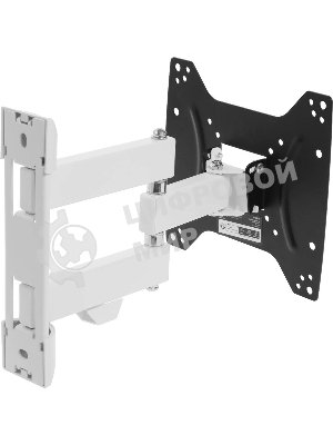 Кронштейн для телевизора Hama 00220855 черный/белый 19