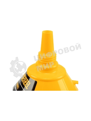 Воронка пластиковая Denzel 160 мм с металлическим ситом и гибким наконечником