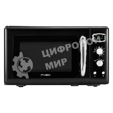 Микроволновая печь Hyundai HYM-D3040 черный, 23 л, 800 Вт, переключатели - кнопки, поворотный механизм