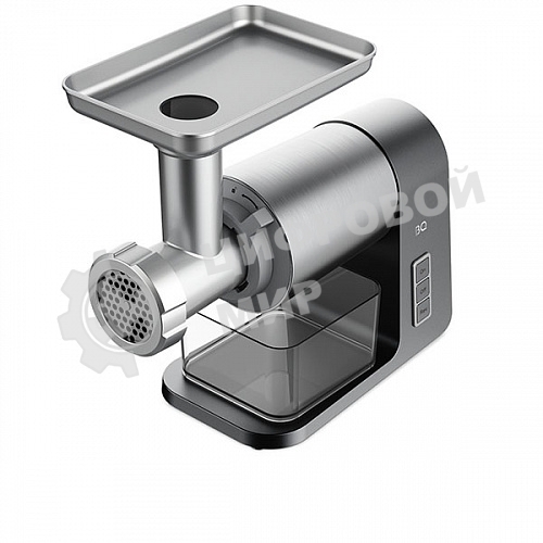 Мясорубка электрическая BQ MG1010 серый, 2200 Вт, 1.8 кг/мин, реверс, защита от перегрузки, насадки - 7