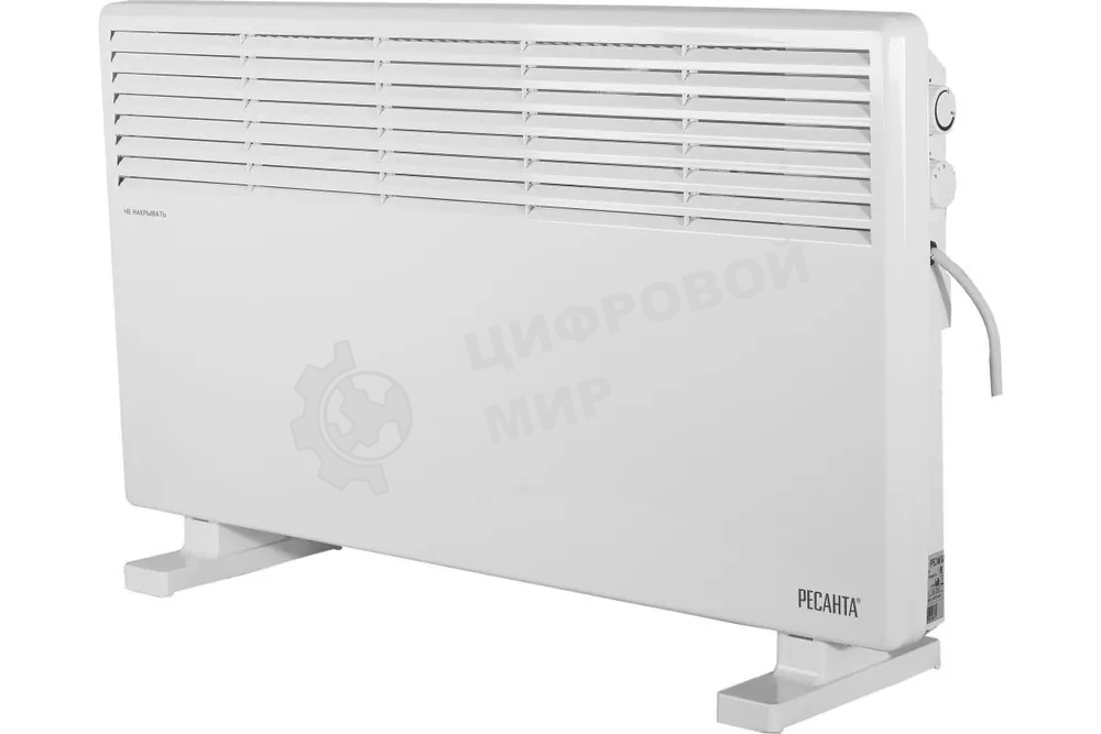Конвектор электрический Ресанта ОК-2000СН белый, 2000 Вт, 20 м2, термостат