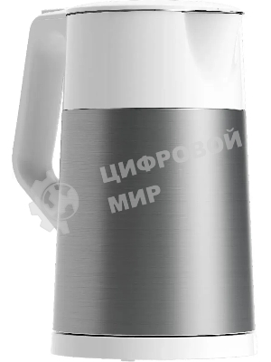 Чайник электрический Midea MK-8010, мощность 1800 Вт, объем 1.7 л, двойные стенки из нержавеющей стали, автоматика STRIX