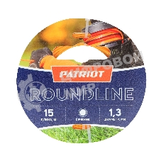 Леска Roundline D 1,3 мм L 15 м (круглая, желтая) 130-15-1, блистер