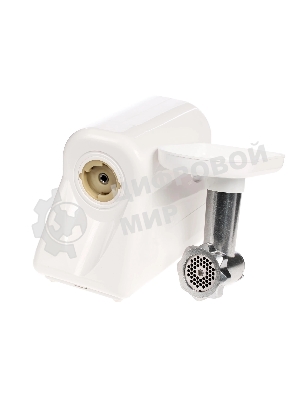 Мясорубка электрическая Ротор Люкс ЭМШ 35/300-2 белый, 1500 Вт, 0.6 кг/мин, реверс, насадки - 2