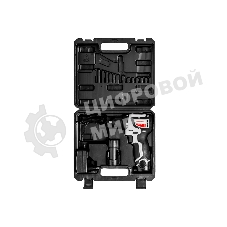 Дрель-шуруповерт ИНТЕРСКОЛ ДА-10/12В, 12 В, 2 Ач, 36 Нм, бесщеточный