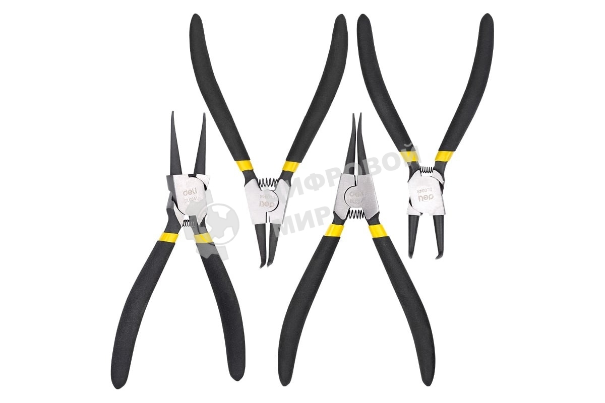 Набор съемников стопорных колец Deli DL104407 7