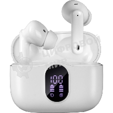 Наушники TWS SVEN E-310B белый, внутриканальные, Bluetooth, сенсорное управление, до 4 ч