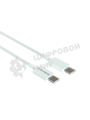 Сетевое зарядное устройство MORE CHOICE (4610196408915) NC60a 1USB-C 3.0A PD 20W быстрая зарядка для Type-C, белый