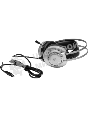 Гарнитура Bloody J200S серый, проводная, подсветка