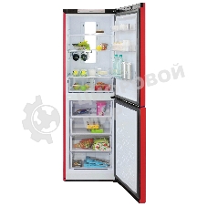 Холодильник Бирюса Б-H940NF красный двухкамерный 210/130л морозильник снизу, No Frost