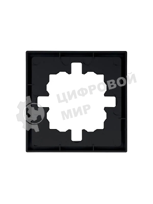 Рамка 1-мест. горизонт. ZIMA черный бархат LEZARD 704-4200-146