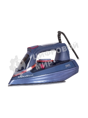 Утюг JVC JRI01 синий, 2400 Вт, 20 г/мин, 120 г/мин, 300 мл