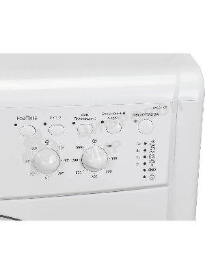 Стиральная машина Indesit IWSC 6105 белый, загрузка фронтальная 6 кг, 1000 об/мин., класс: А