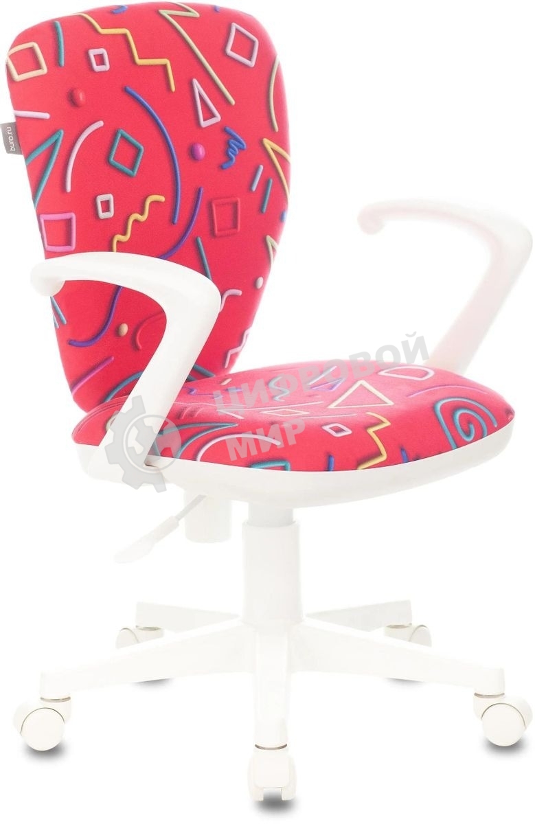 Кресло Бюрократ KD-W10AXSN малиновый, ткань, 120 кг