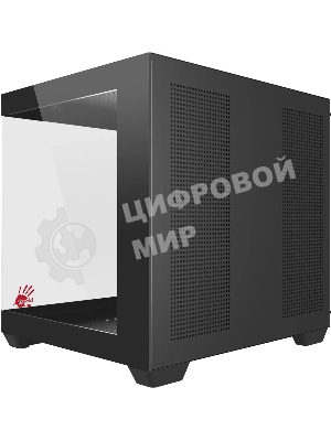 Компьютерный корпус Bloody CC-121 черный без БП mATX 7x120мм 1xUSB 2.0 1xUSB 3.0 audio