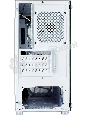 Компьютерный корпус Ginzzu CL610 mATX FAN 4*12FRGb белый