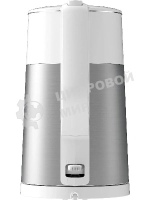 Чайник электрический Midea MK-8010, мощность 1800 Вт, объем 1.7 л, двойные стенки из нержавеющей стали, автоматика STRIX
