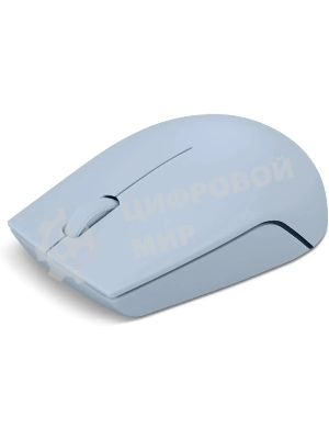Мышь беспроводная Lenovo 300 светло-голубой, 1000 dpi, радиоканал, USB, кнопки - 3