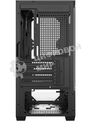 Компьютерный корпус Bloody CC-123 черный без БП mATX 8x120мм 2xUSB2.0 1xUSB3.0 audio bott PSU