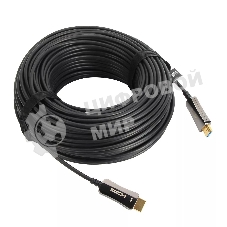 Активный оптический кабель HDMI 19M/M,ver. 2.0, 4K@60 Hz 40m VCOM