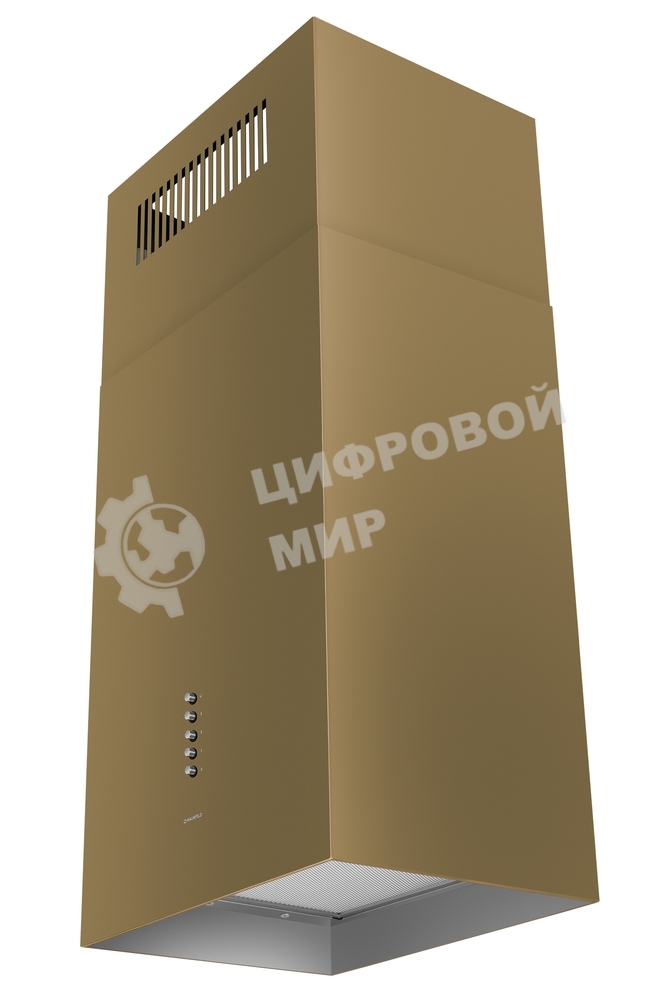 Вытяжка пристенная островная Maunfeld Bath Isla 401 золотой, 40 см, 1150 куб. м/ч, 52 дБ