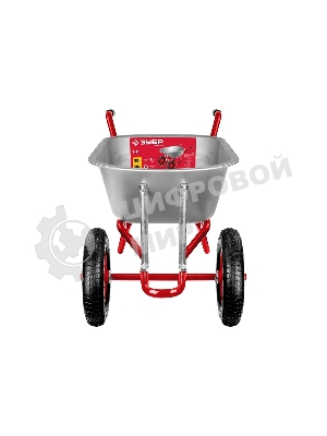 Тачка Зубр Т-21 садово-строительная двухколесная, 180 кг 39952