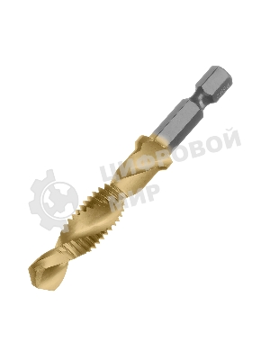 Сверло-метчик Denzel М10 х 1,5 мм, Р6М5